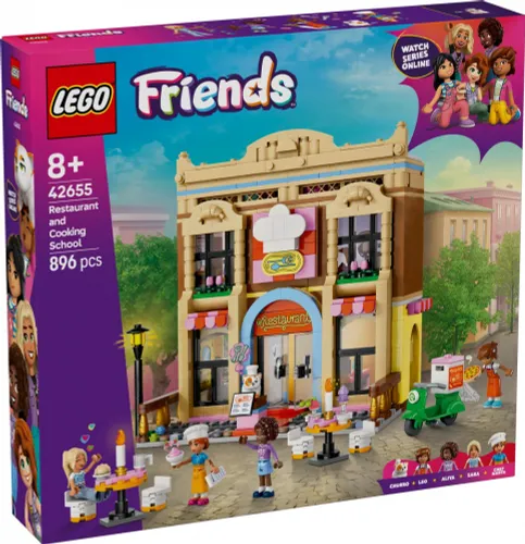 LEGO Klocki Friends 42655 Restauracja i szkoła gotowania