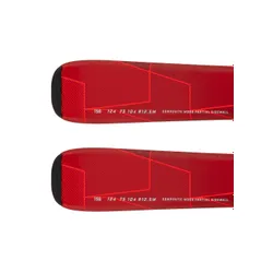 Narty męskie NORDICA SPITFIRE 75R + wiązania MARKER TP2 COMPACT 10 z GRIP WALK - Długość (cm) - 156