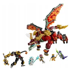 LEGO Ninjago 71868 Transformujący smoczy mech Wyldfyre, zestaw klocków 9+