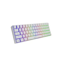 Klawiatura mechaniczna Genesis Thor 660 RGB Gateron Brown Biały