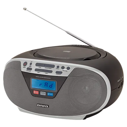 Radioodtwarzacz Aiwa Boombox BBTU-400SL Bluetooth Srebrny