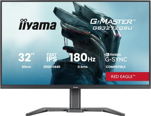 iiyama G-Master GB3272QSU-B1 Red Eagle - 180Hz | QHD | Fast IPS | 31.5''