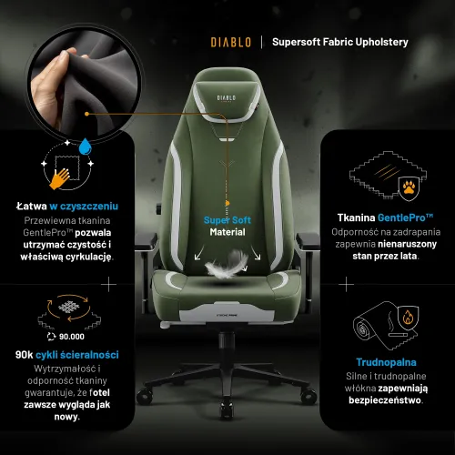 Fotel DIABLO CHAIRS X-Eye 2.0 Zielony