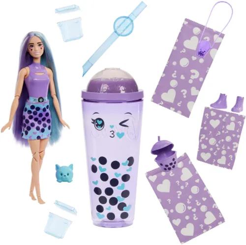 Lalka Barbie Pop Reveal Bubble Tea Mleko Taro HTJ19