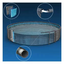 Basen stelażowy Bestway 561KC ogrodowy całoroczny 549x132cm APX zestaw 11w1