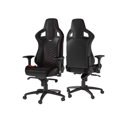 Fotel Noblechairs EPIC Black Red Gamingowy do 120kg Skóra ECO Czarno-czerwony