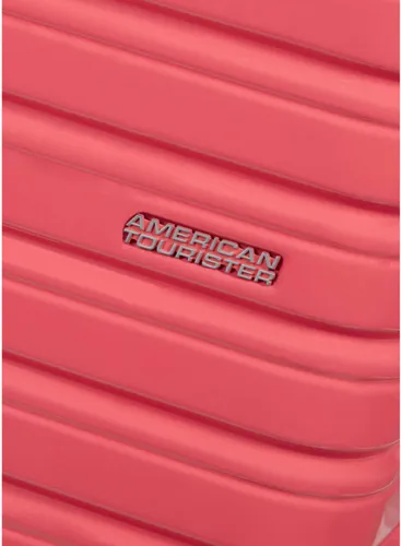 Большой чемодан American Tourister Flashline - coral pink