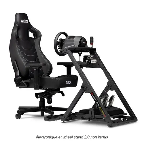 Fotel Next Level Racing NLR-G004 Elite Gaming Chair Leather Edition Gamingowy do 140kg Skóra naturalna Czarny
