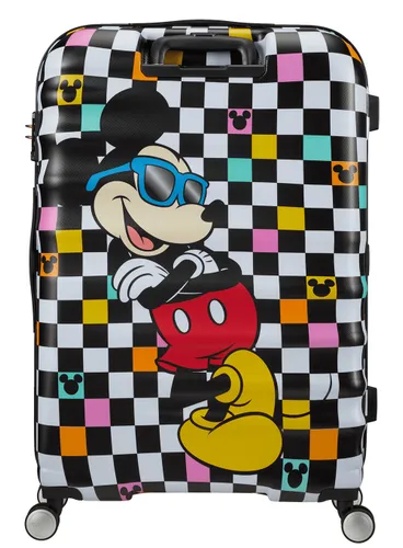 Чемодан большой American Tourister Wavebreaker Disney-Микки чек