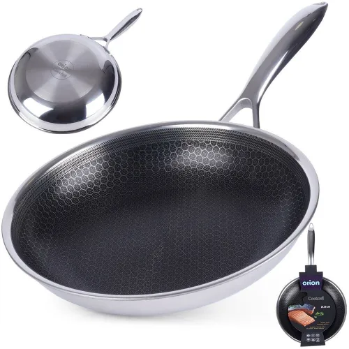 Patelnia stalowa COOKCELL 24 cm