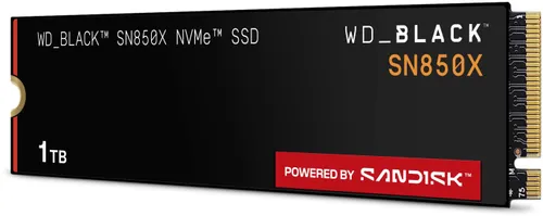 Dysk SSD WD Black SN850X 1TB PCIe Gen4 x4 Bez radiatora