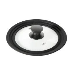 KUCHENPROFI Silicone Glass 20 / 22 / 24 cm - pokrywka uniwersalna szklana