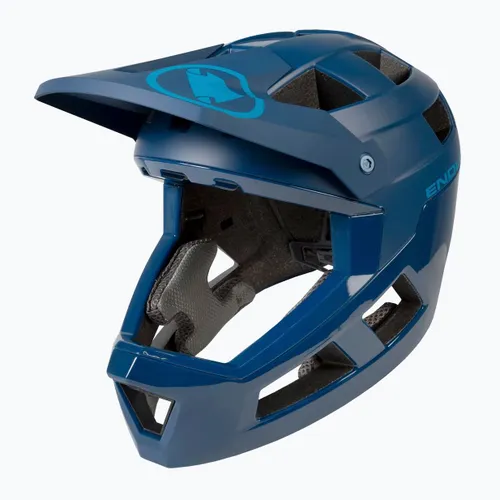 Kask rowerowy Endura Singletrack Full Face MIPS blueberry