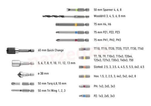 Grafit 58g022-PS15 18V 2 x şarj edilebilir pil 2ah