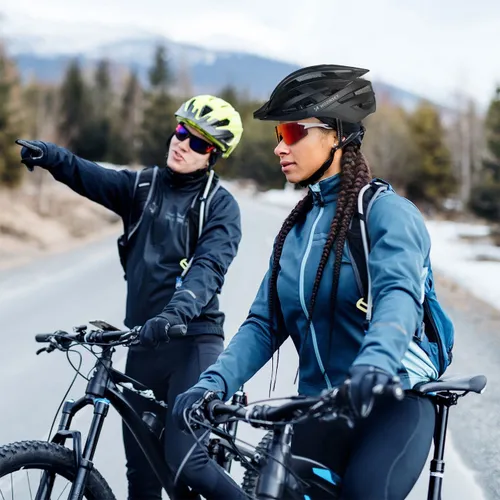 Kask rowerowy WOZINSKY HT-28VC Czarny MTB z lampką (rozmiar M)