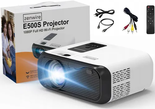 Projektor ZENWIRE Mini E500S (1920 x 1080), 250 ANSI lumen, Wi-Fi, Bluetooth