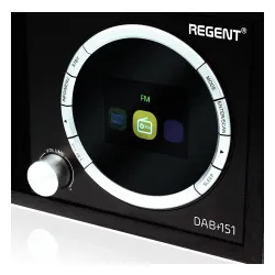 Radioodbiornik Ferguson Regent DAB+151 Radio FM DAB+ Bluetooth Czarny