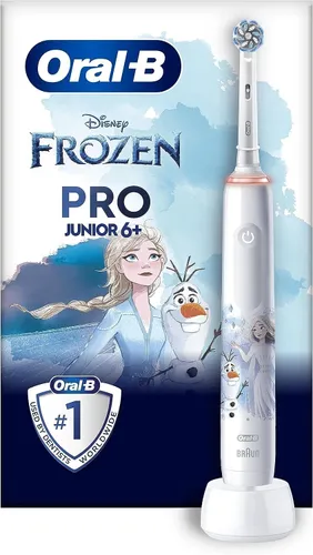 Электрическая зубная щетка Oral-B Pro Junior 6 + Frozen White