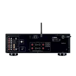 Zestaw stereo Yamaha R-N600A (srebrny), Indiana Line Nota 260 X (orzech)