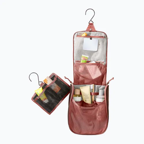 Косметичка / Дорожная сумка Deuter Wash Center II - caspia / raisin