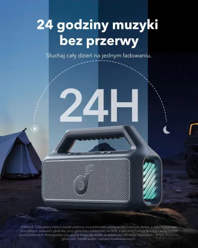 Głośnik Bluetooth Soundcore Boom 2 80W Niebieski