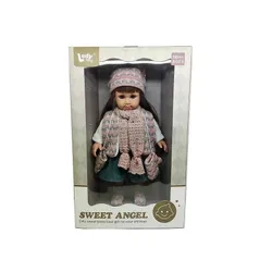 Lalka w zimowym ubranku 35cm