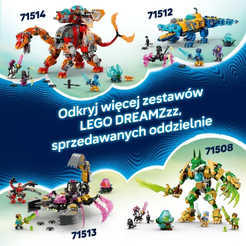 LEGO 71515 DREAMZzz Rekinoczołg tygrysi