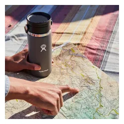 Kubek termiczny 473 ml Coffee Cup Flex Sip Lid Hydro Flask - stone