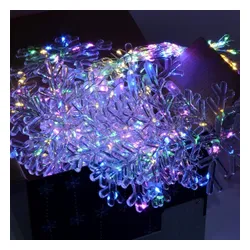 Kurtyna dekoracyjna CHRISTMAS DECORATION 1079738 408 LED Sieciowe 2 m Transparentny