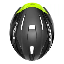 Kask rowerowy MET Strale czarno-żółty