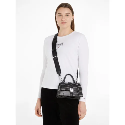 Tommy Jeans TJW articol crossover de imprimare AW0AW15650 Negru Allover imprimare 0GJ sac