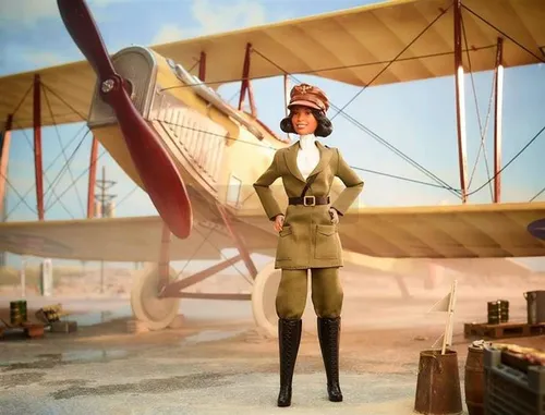 LALKA BARBIE kolekcjonerska Bessie Coleman HJX36