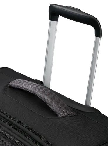 Walizka duża poszerzana American Tourister Pulsonic - asphalt black