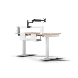 Biurko Corsair Platform:4 Standardowy 120cm Drewno bejcowane na kolor jasnej sosny