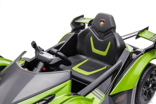 Auto Na Akumulator Dla Dziecka Sportowe Lamborghini Gt Pilot LED Eva Skóra MP3