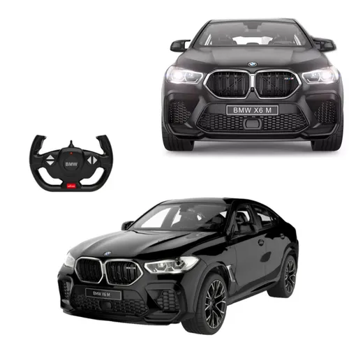 Zdalnie sterowany samochód COIL auto RC pilot BMW X6 M LED 1:14 pojazd czarny