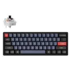Klawiatura KEYCHRON K12P-H3 Wireless K Pro Brown RGB Czarno-niebieski