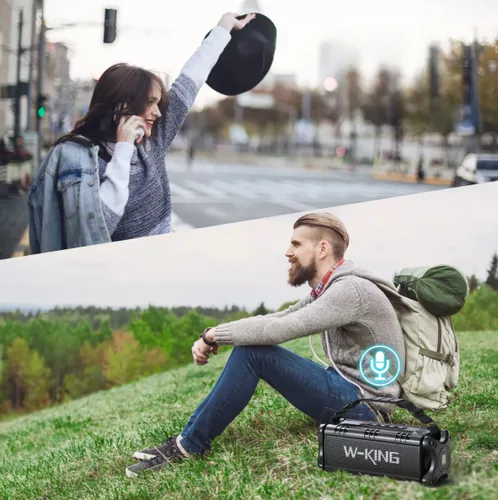 Głośnik mobilny W-KING D8 Czarny