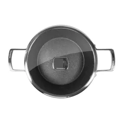 MONETA Armonia 2,5 l - garnek aluminiowy z pokrywką