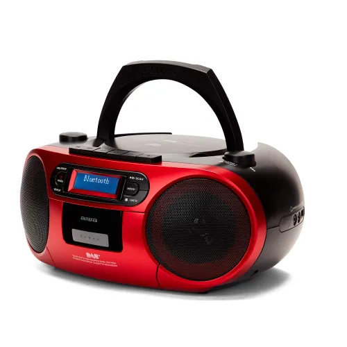 Radiomagnetofon Aiwa Boombox BBTC-660DAB/RD Bluetooth DAB+ Czerwony