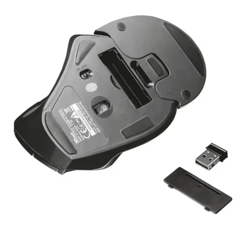 Myszka Trust Vergo Ergonomic Wireless Comfort Czarny