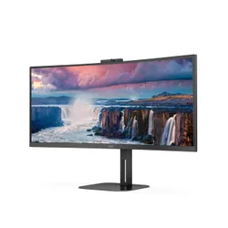 Monitor AOC CU34V5CW/BK z kamerą internetową 34" UWQHD VA 100Hz 1ms Zakrzywiony