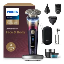 Golarka PHILIPS Seria i9000 Prestige Ultra Face & Body SkinIQ Pro XP9407/37 Na mokro i sucho