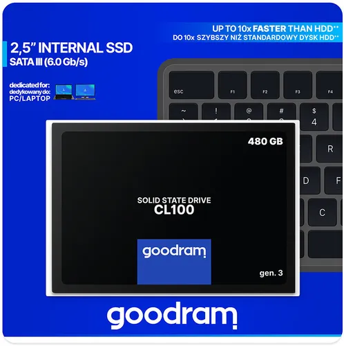 Dysk GOODRAM CL100 Gen. 3 480GB SSD