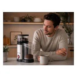 Młynek Do Kawy Elektryczny Żarnowy Grinder Mocny 150W 100 g Cicha Praca