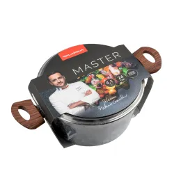 Garnek aluminiowy z pokrywką FLORINA MASTER 4,1 l