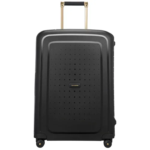 Walizka średnia Samsonite S'Cure DLX - black/gold