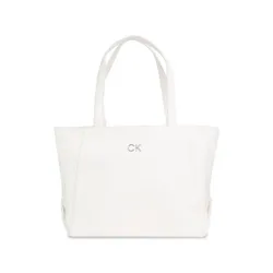 Calvin Klein Ck Daily Shopper Medium Pebble Handbag K60K611766 Белый