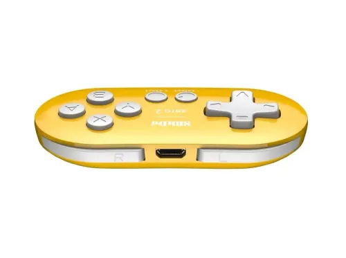 Pad 8BitDo Zero 2 Bluetooth mini Kontroler do PC, Nintendo Switch, Android Bezprzewodowy Żółty