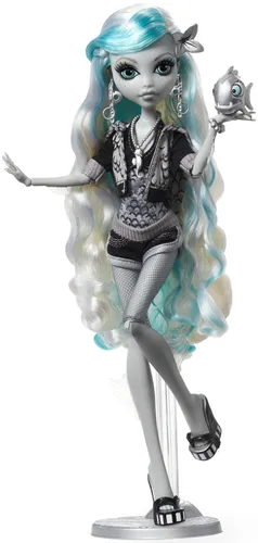 Lalka MONSTER HIGH Reel Drama Straszny Seans Lagoona Blue HKN30